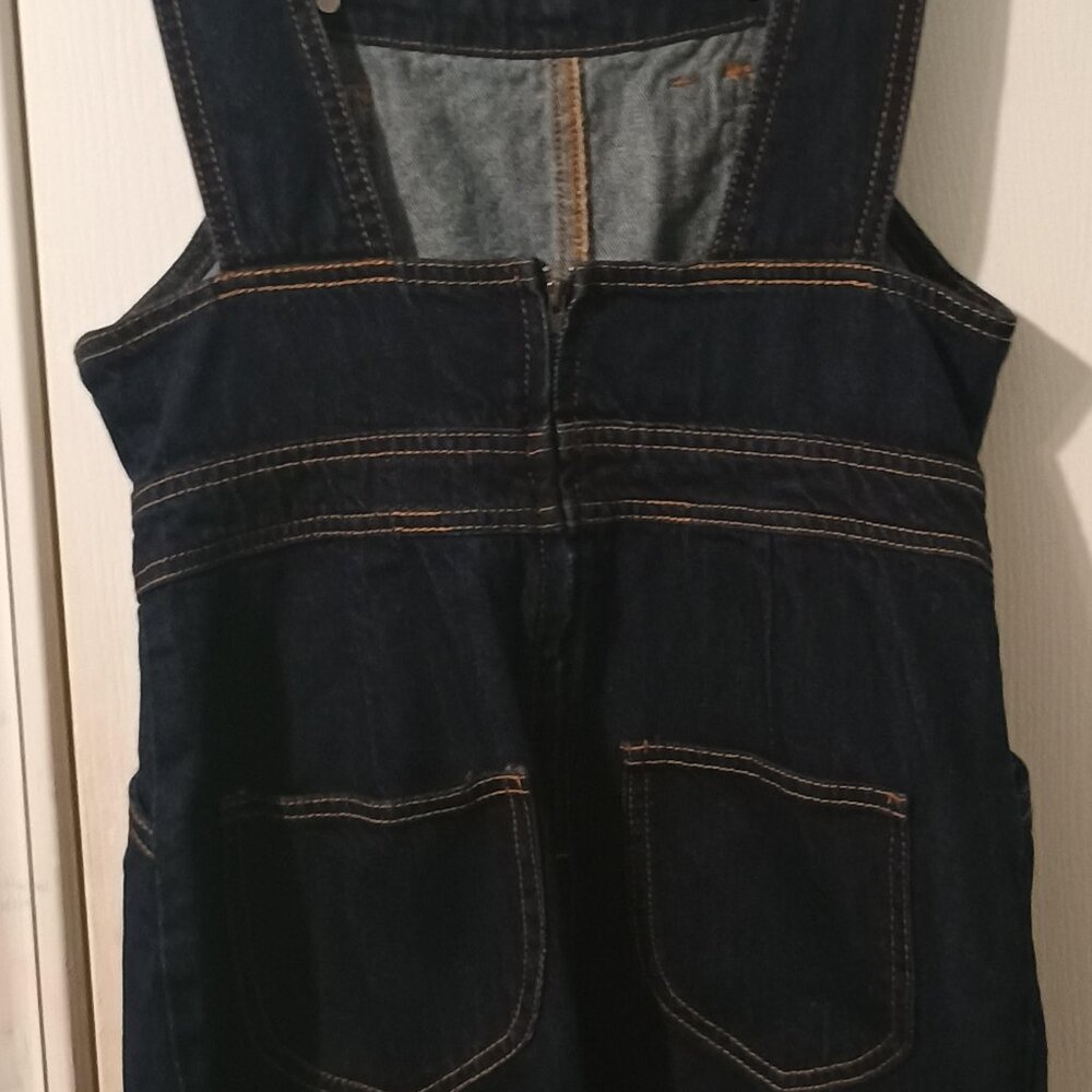 Dickies/Overall Mini Dress/Womens/S/Dark Blue/Denim Pinafore Workwear - Picture 6 of 10